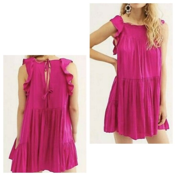 NWT Free People Women's Want Your Love Mini Dress - Picture 4 of 4